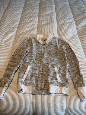 Boucle Bomber Jacket